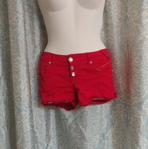 Red Juniors shorts